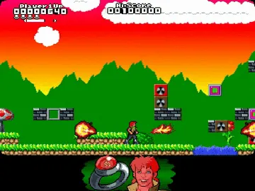 Captain Planet and the Planeteers screen shot game playing